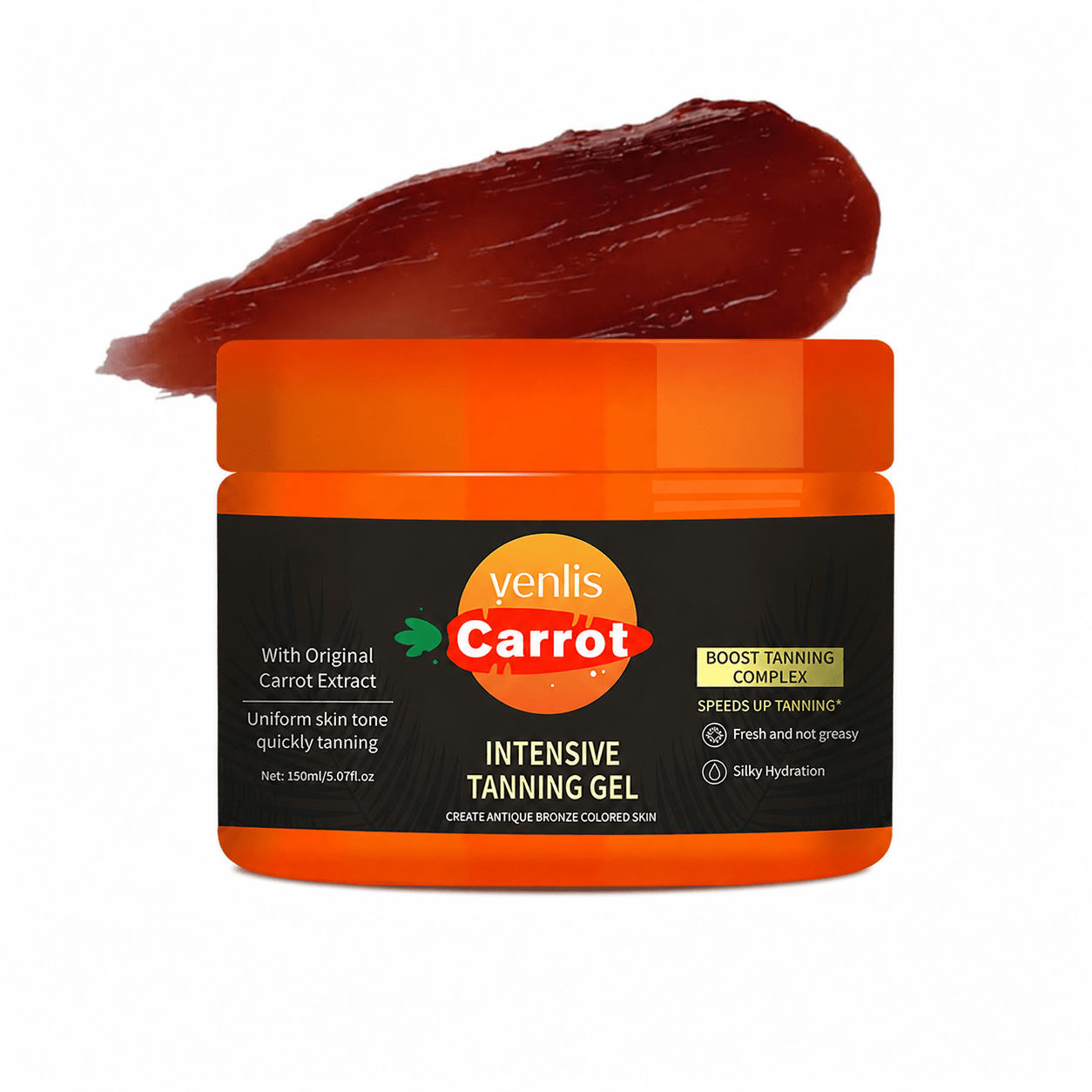 Venlis Golden Carrot Bronzing Gel | Tanning Gel for Golden Bronze Glow - Venlis