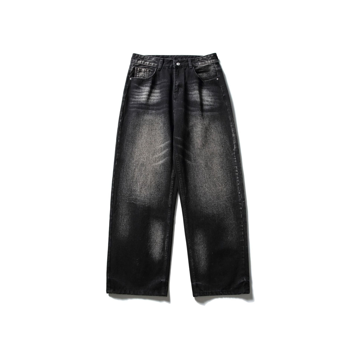 Denim Pants Men Loose Straight Leg Wide Leg Long Pants - Venlis