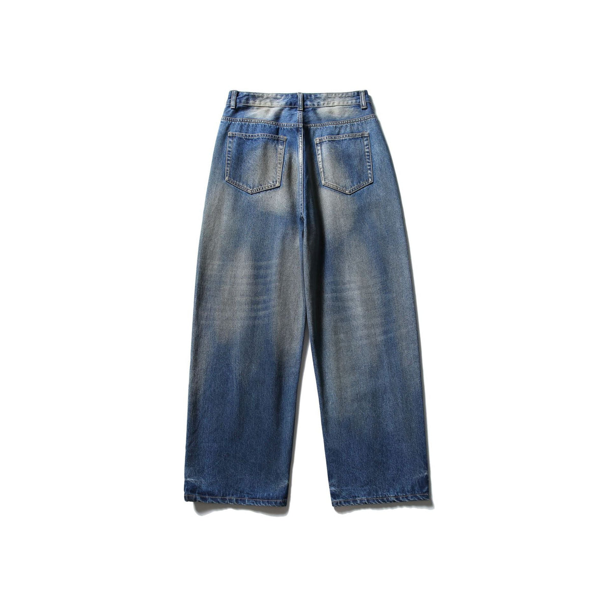 Denim Pants Men Loose Straight Leg Wide Leg Long Pants - Venlis