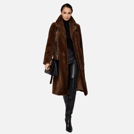 Imitation fur cotton coat thick plush women's coat - Venlis