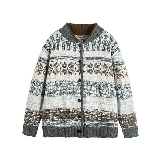 Knit Open Front Cardigan Sweater Coat - Venlis
