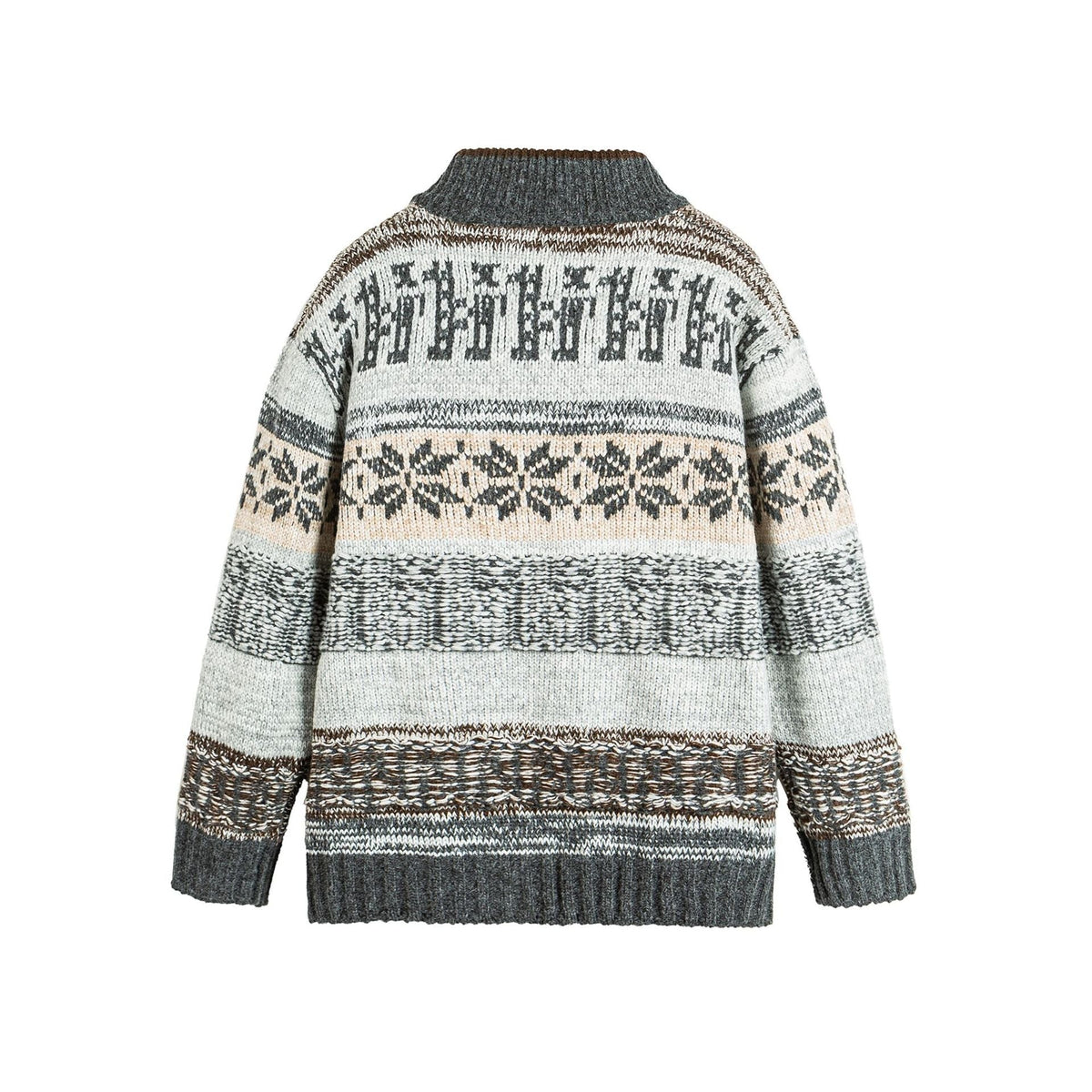 Knit Open Front Cardigan Sweater Coat - Venlis