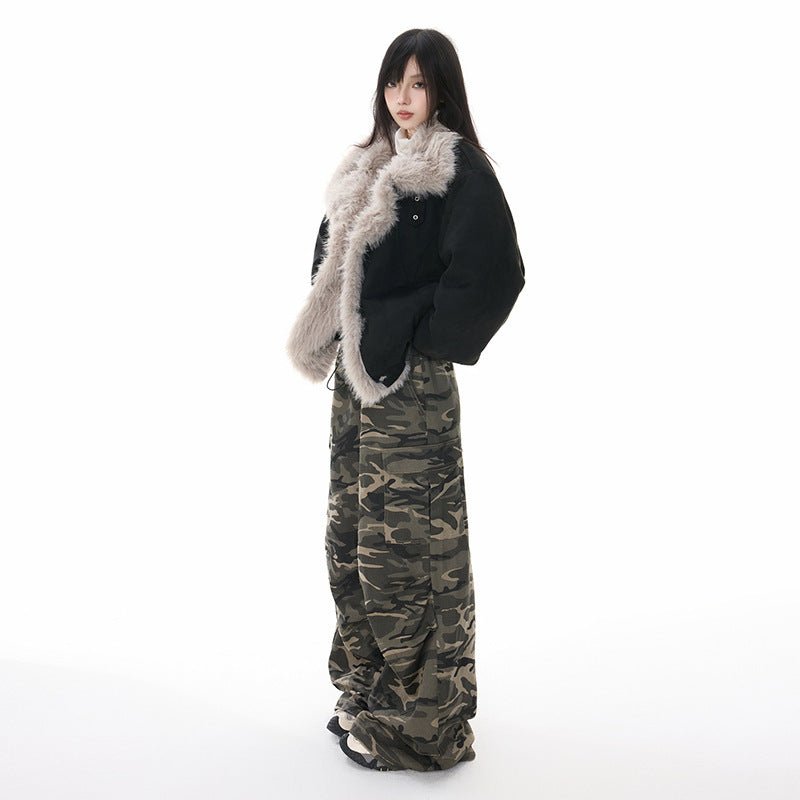 Women's Neutral-style Thickened Plush Cotton Coat For Winter - Venlis